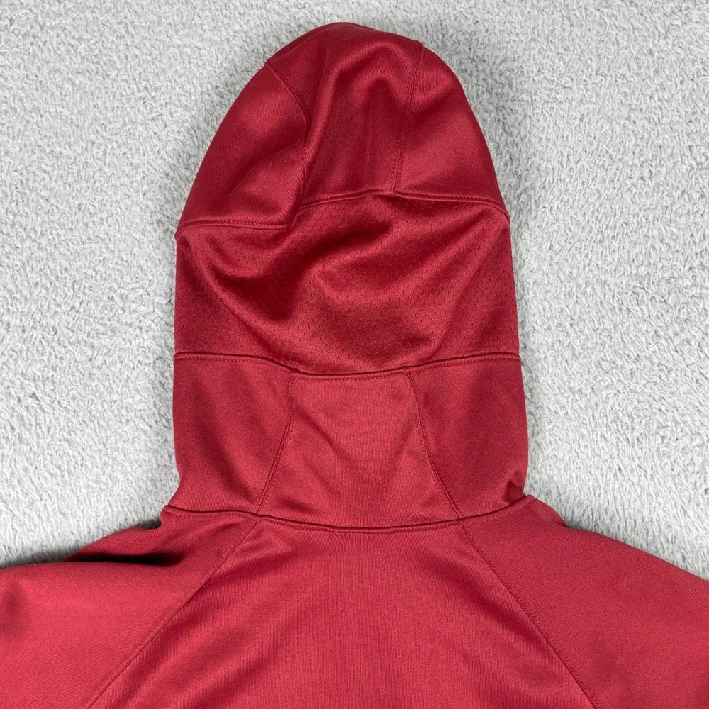 Oklahoma Sooners Jordan Hoodie Mens Medium Red OU Pullover Sweatshirt